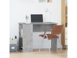 Escritorio | Mesa | Escritorio 100x55x75 cm Derivados de madera Cemento gris