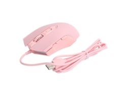 Mouse Fio Ajazz 7 Botões Ajuste Dpi 7 Velocidades Rgb Sensor Paw3212 Dispositivo Entrada Externa Para Computador