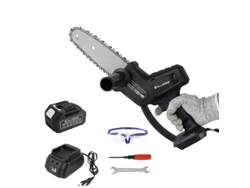 Motosierra inalámbrica de 21 V, minisierra de poda manual con una batería OEM