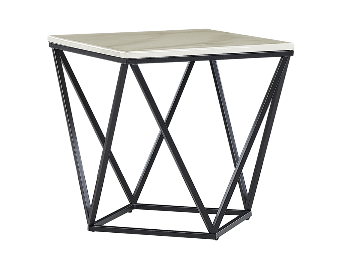 Mesa de centro BELIANI Malibu de MDF Beige 50x50x50