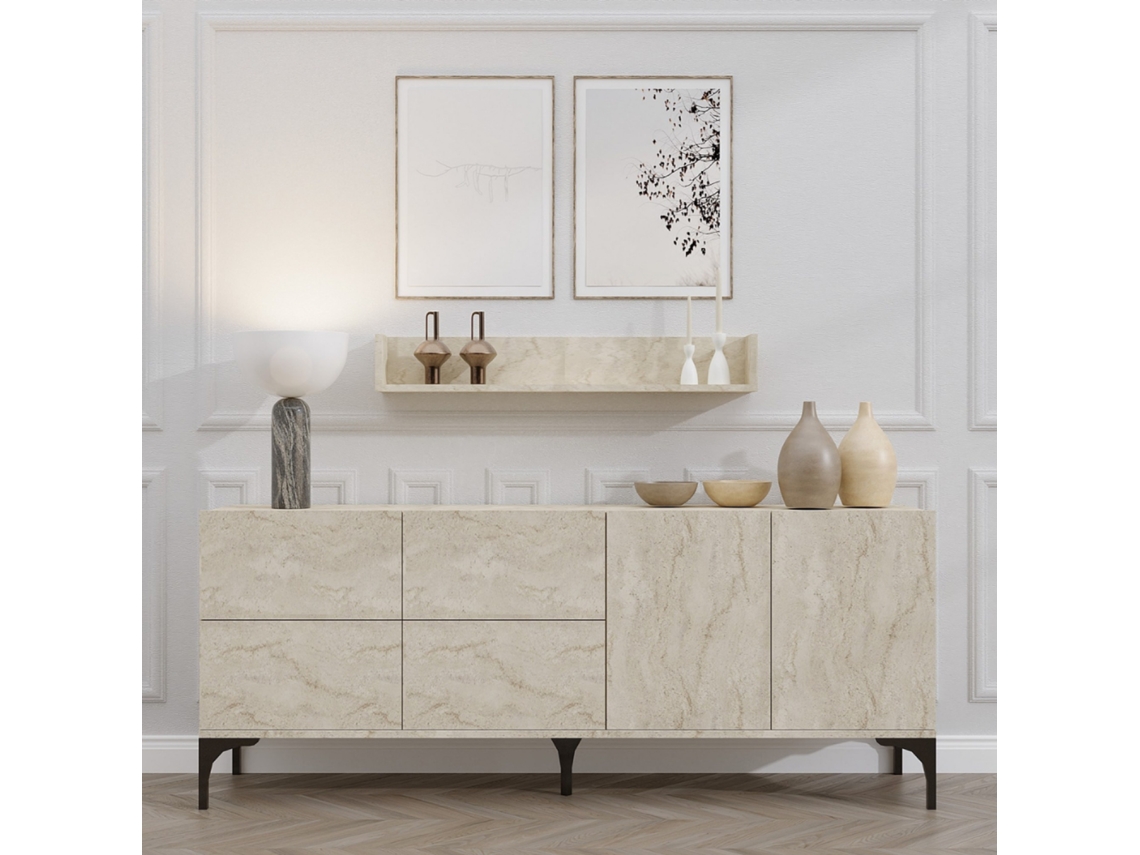 Mueble zapatero de madera - 8 compartimentos LOYA