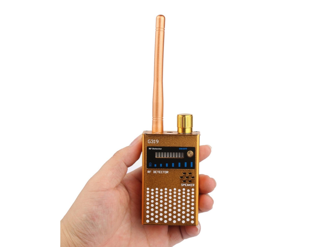 Detector de señal RF inalámbrico antiespía, cámara GPS y dispositivos de escucha Yizhood (negro)