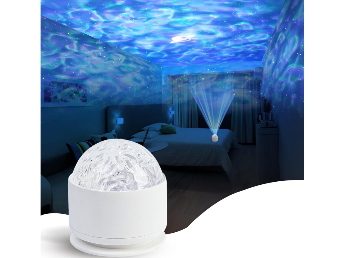 Lâmpada Sensorial Calmante Para Crianças Autistas, Brinquedo Sensorial Com Projeção De Luz Do Oceano