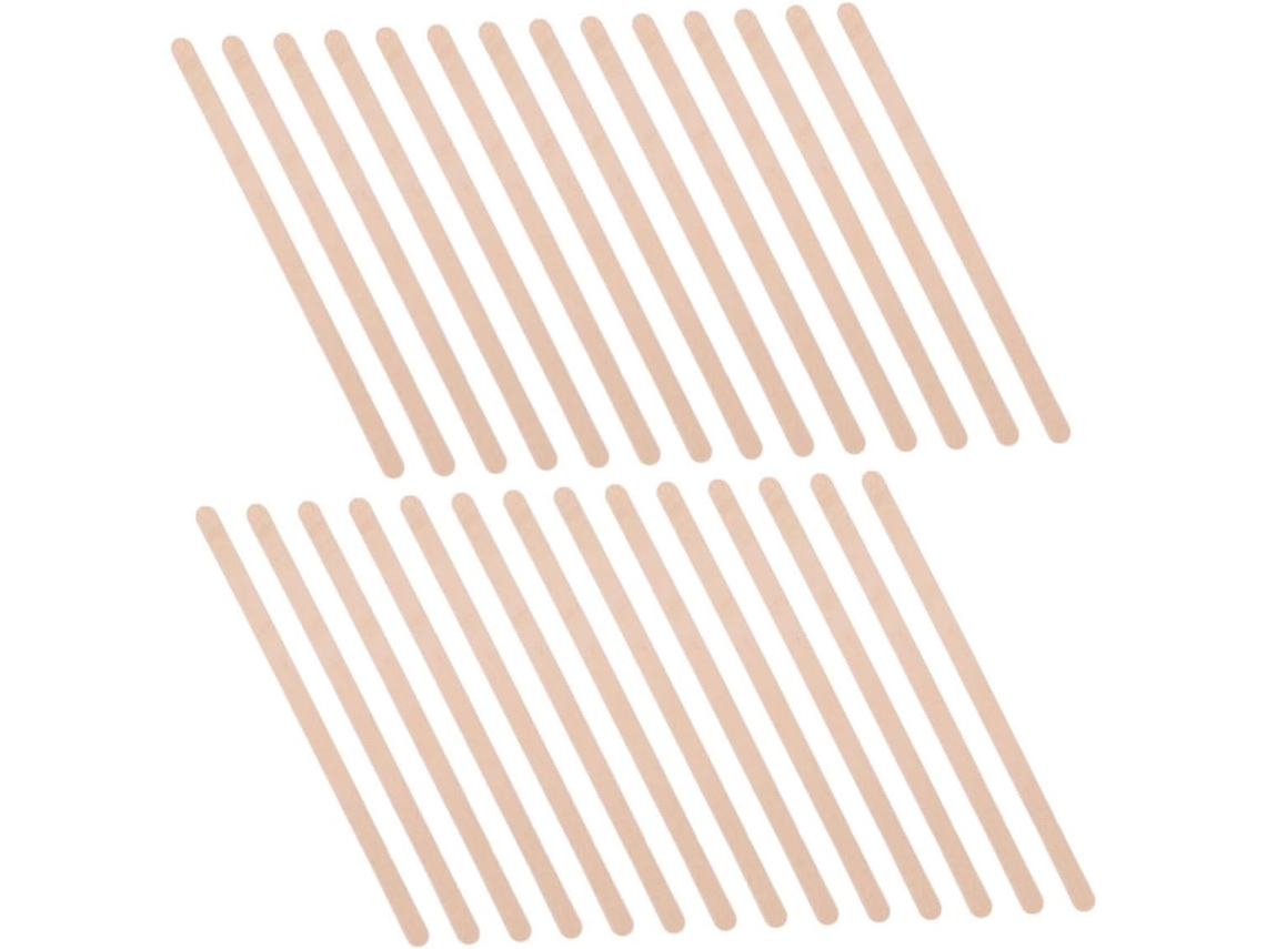500 Palitos De Madera Reutilizables Para Remover Café, Zumos Y Otras Bebidas.
