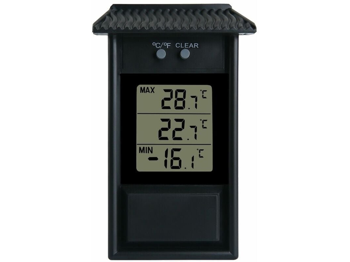 Termómetro Digital Para Invernadero Impermeable -20~50°c, Montaje En Pared