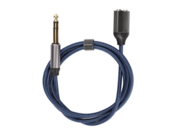 Cable Adaptador De Audio Antiinterferencias De 6,35 Mm Macho A 2 X 3,5 Mm Hembra Para Tomas De 6,35 Mm