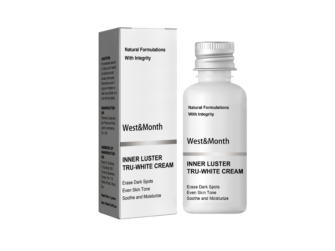 Crema blanqueadora corporal para una piel luminosa y radiante.