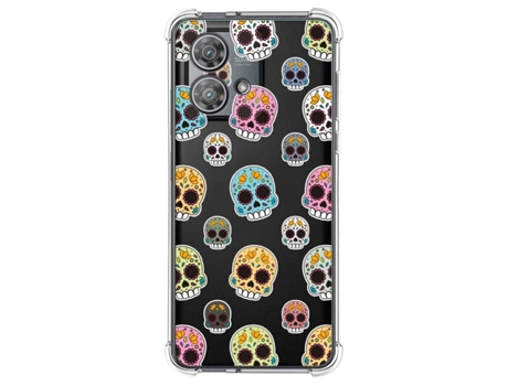 Funda Diseño Catrina para Motorola Edge 40 Neo 5G TUMUNDOSMARTPHONE Silicona Multicolor