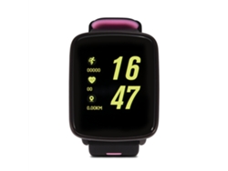 Reloj Inteligente Impermeable Con Bluetooth, Monitor De Frecuencia Cardíaca Y Podómetro Para Ios/android, Color Rosa