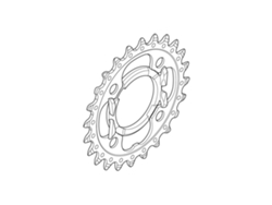 Bandejas SHIMANO fc-t521 24T