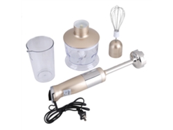 VIVILIYYA Liquidificador, mixer, picador e processador de alimentos 4 em 1 de 700 W, dourado