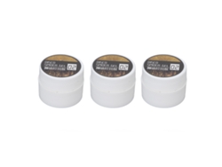 3pcs Gel Aranha Para Unhas Com Efeito Desenho De Fio Brilhante Alta Elasticidade Duradouro 8g Para Iniciantes Mulheres Dourado