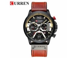 Reloj De Pulsera Moderno Para Hombre (negro) Resistente Al Agua, Multifuncional, Con Seis Manecillas Y Esfera Grande.