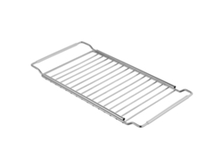 Estante Organizador Telescópico De Acero Inoxidable Para Fregadero De Cocina Con Bandeja De Drenaje.