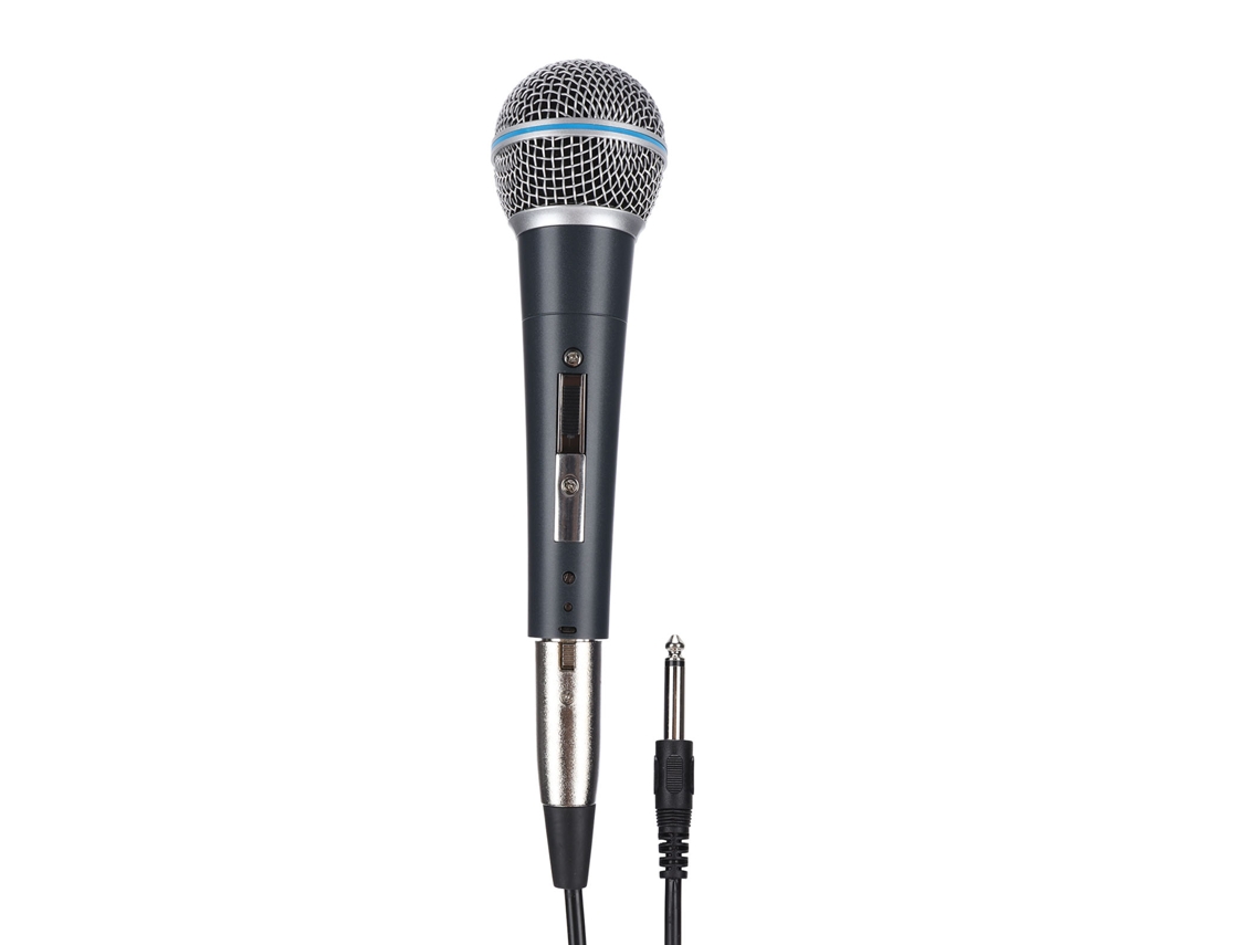 Microfone Fio Dinâmico Alta Fidelidade Para Karaokê Canto Computador Alto-falantes Ys-58