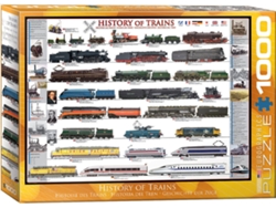 Puzzles EUROGRAPHICS History of Trains 1000 pcs (1000 piezas)