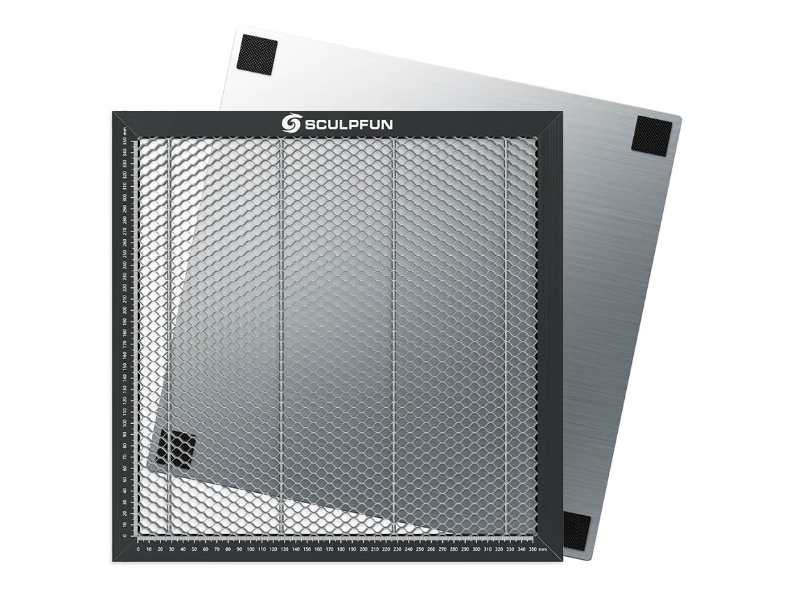 Tablero de mesa de corte por láser SCULPFUN 400x400 mm para CO2 diodo 9 mm