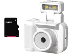 Mini Cámara Estilo Slr Con Sensor Cmos De 64 Gb, Flash Incorporado Y