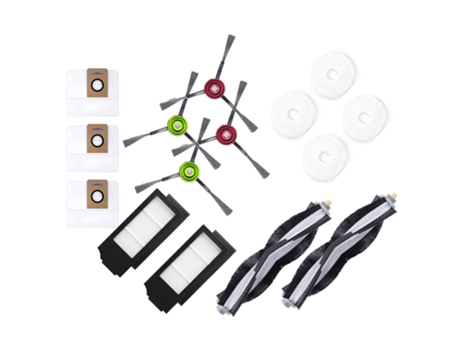 Para ecovacs deebot x1 omni robot escova principal/lateral esfregona saco de pó