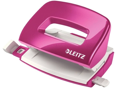 Perforadora LEITZ New NeXXt WOW Mini Rosa (2 agujeros - Capacidad de Perforación: 10 hojas)