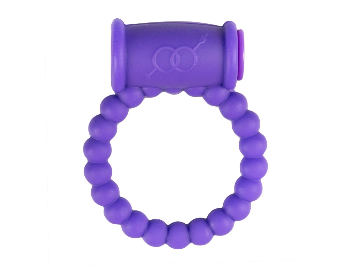 Anillo Para Pene Con Vibrador - Púrpura