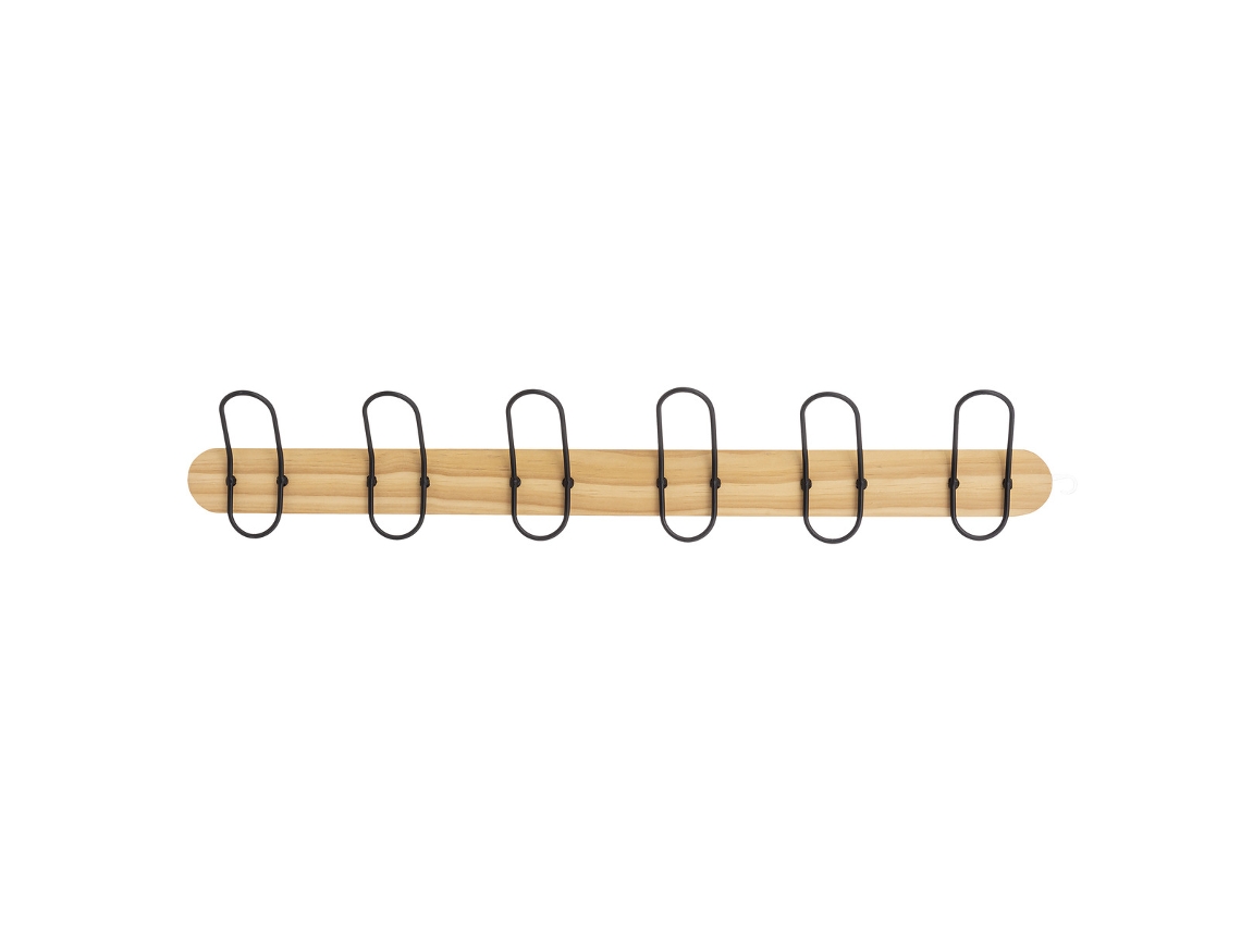 Percha Metálica De Madera De 6 Cabezas 5 FIVE SIMPLY SMART