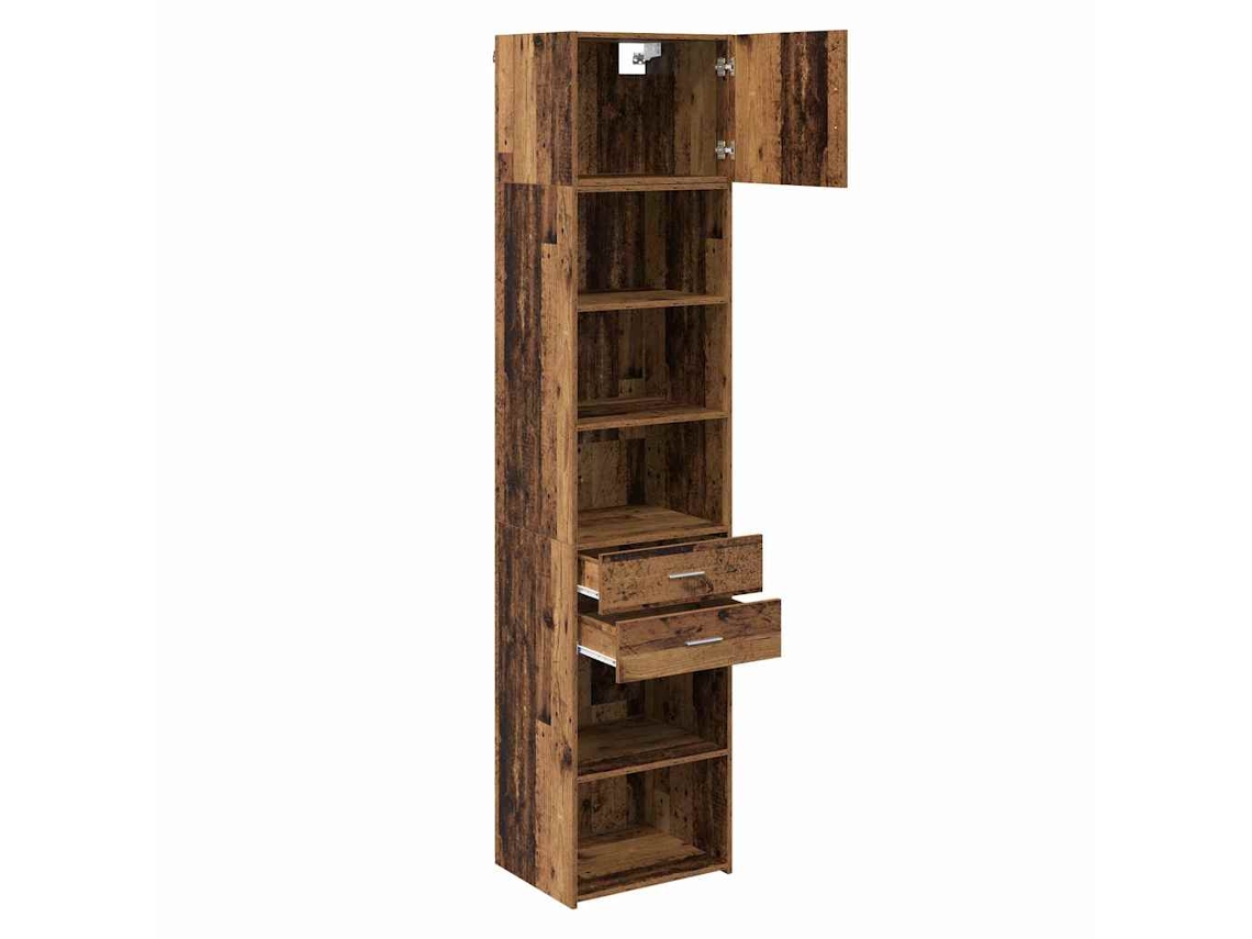 Maison Exclusive - Alacena Madera Vieja 50 X 42,5 X 225 Cm Madera Contrachapada