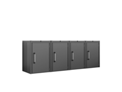 Gfp Primeyard Cobertizo Para Cubo De Basura 336x84x120 Cm Metálico Antracita