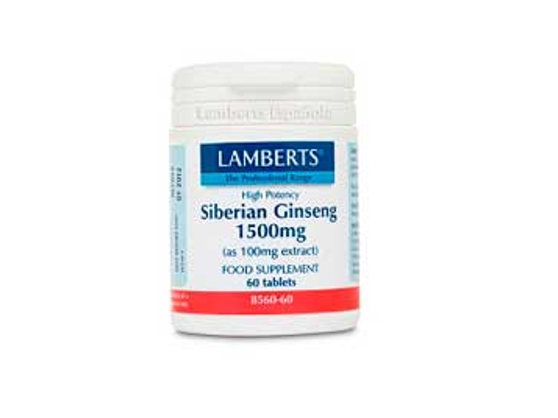 Té LAMBERTS Ginseng Siberiano (60 tabletes de 1500mg)
