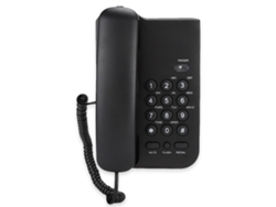 Teléfono fijo con cable Tierpop para escritorio o pared, teléfono analógico básico para el hogar