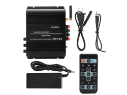 Amplificador de Potência Mali Bluetooth Lepy LP 269S, 4 canais, com controle remoto, para casa