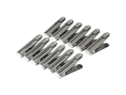 Pinzas para ropa de acero inoxidable X12 de Metaltex