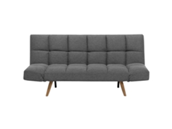 Sofá-cama Beliani Ingaro De Tecido Cinzento 182x80x86