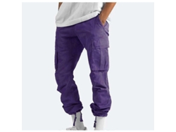 2026-pantalones Cargo Casual Deportivos Hombre Con Multiples Bolsillos Para Exterior Talla Estándar