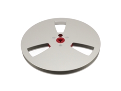 Carrete De Cinta Vacío De 1/4" (7 Pulgadas) De Aleación De Aluminio, Universal, Con 3 Orificios Para Grabadora De Cinta Con Carrete Abierto.