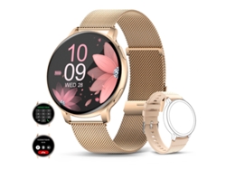 Smartwatch Bestvite S53 Para Mujer Con Llamadas Bluetooth 5.3, Certificación Ip68,más De 120 Modos Deportivos Y Monitor De Frecuencia Cardíaca,oro Rosa
