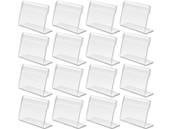 Juego De 36 Mini Portatarjetas De Acrílico Transparente De 1,4 Mm (9 X 6 Cm).