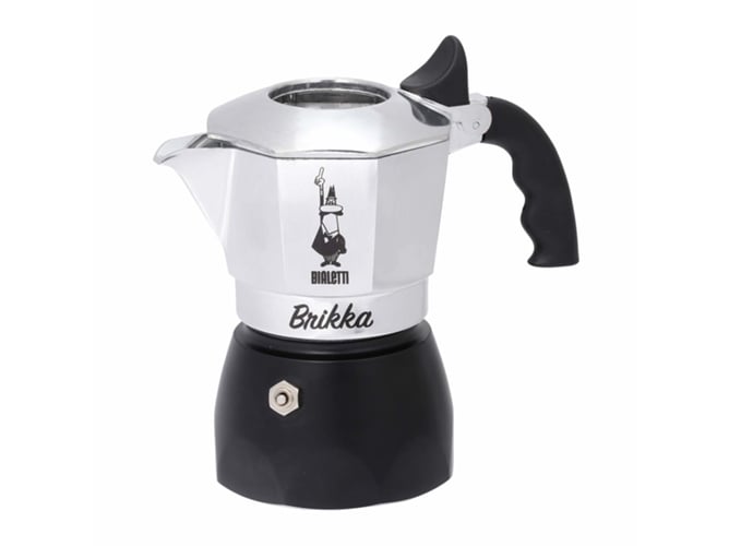 Bialetti Brikka Cafetera capaz suministrar la crema del expreso 2 tazas nueva
