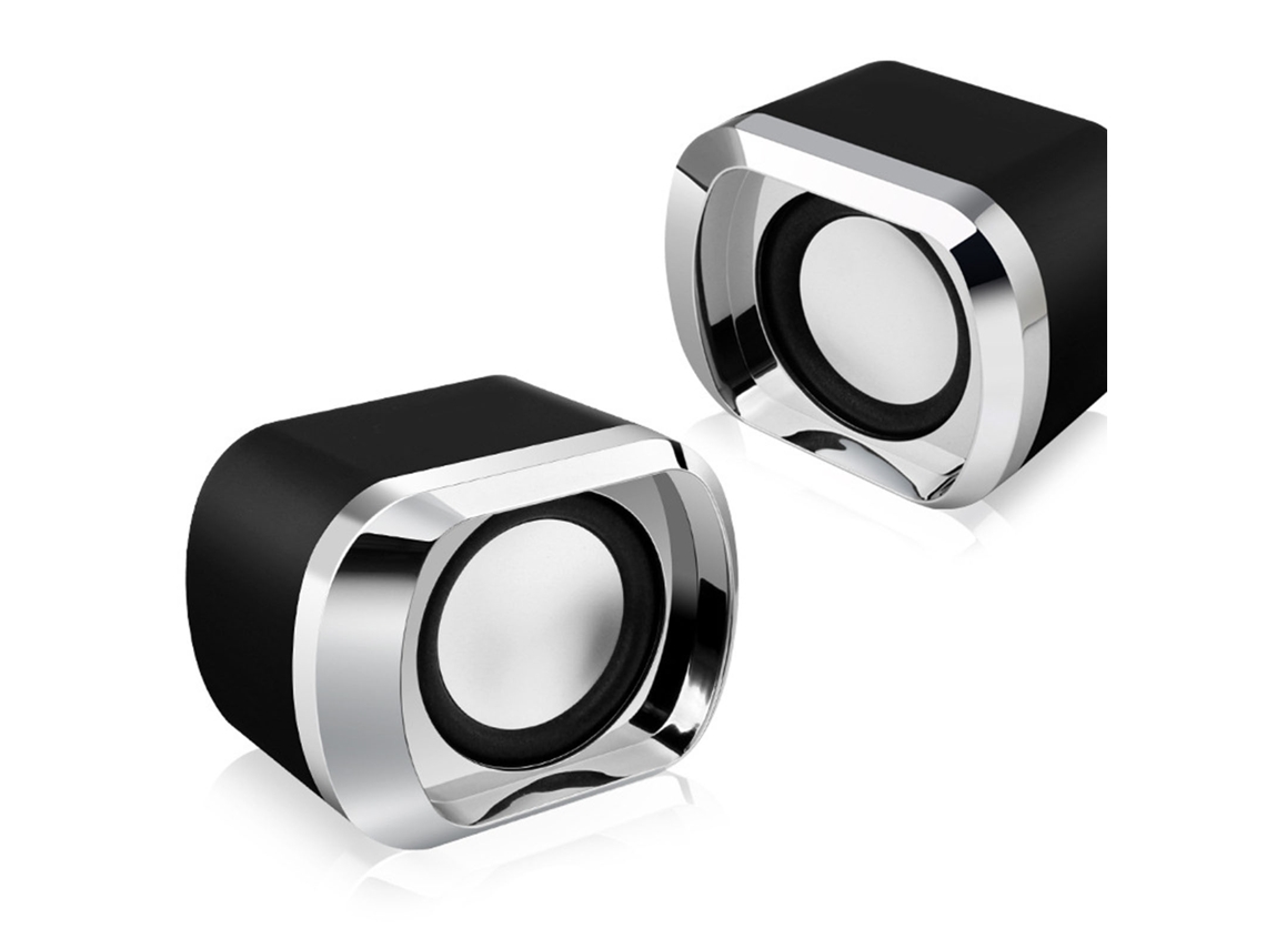 Par De Mini Altavoces Usb De Escritorio Con Sonido Estéreo, Graves Potentes Y Alto Volumen Para Ordenador, Portátil Y De Sobremesa.