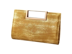 Elegante bolso de noche para mujer, bolso de hombro tipo sobre, bandolera con cadena extraíble, ideal para cócteles y bodas, color amarillo Giecy