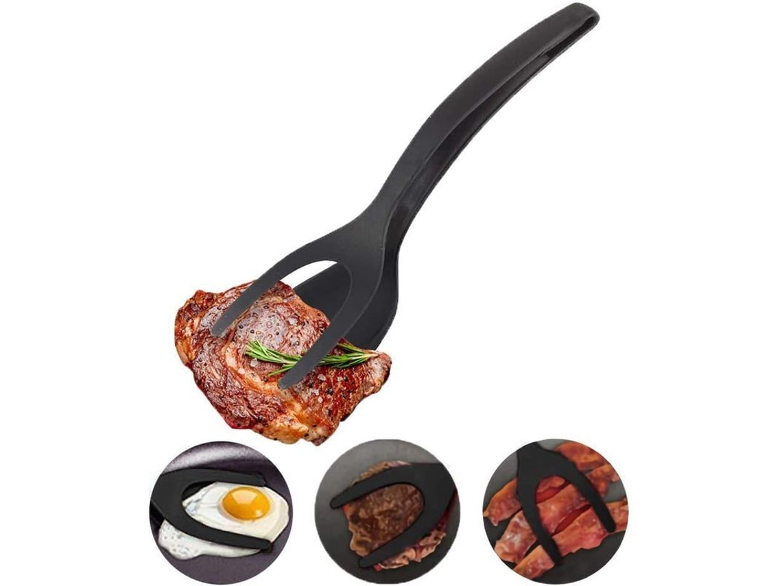 2026altiro-espátula De Silicona Con Revestimiento Antiadherente, Pinzas Y Espátula Para Pollo, Huevos Fritos Y Pan.