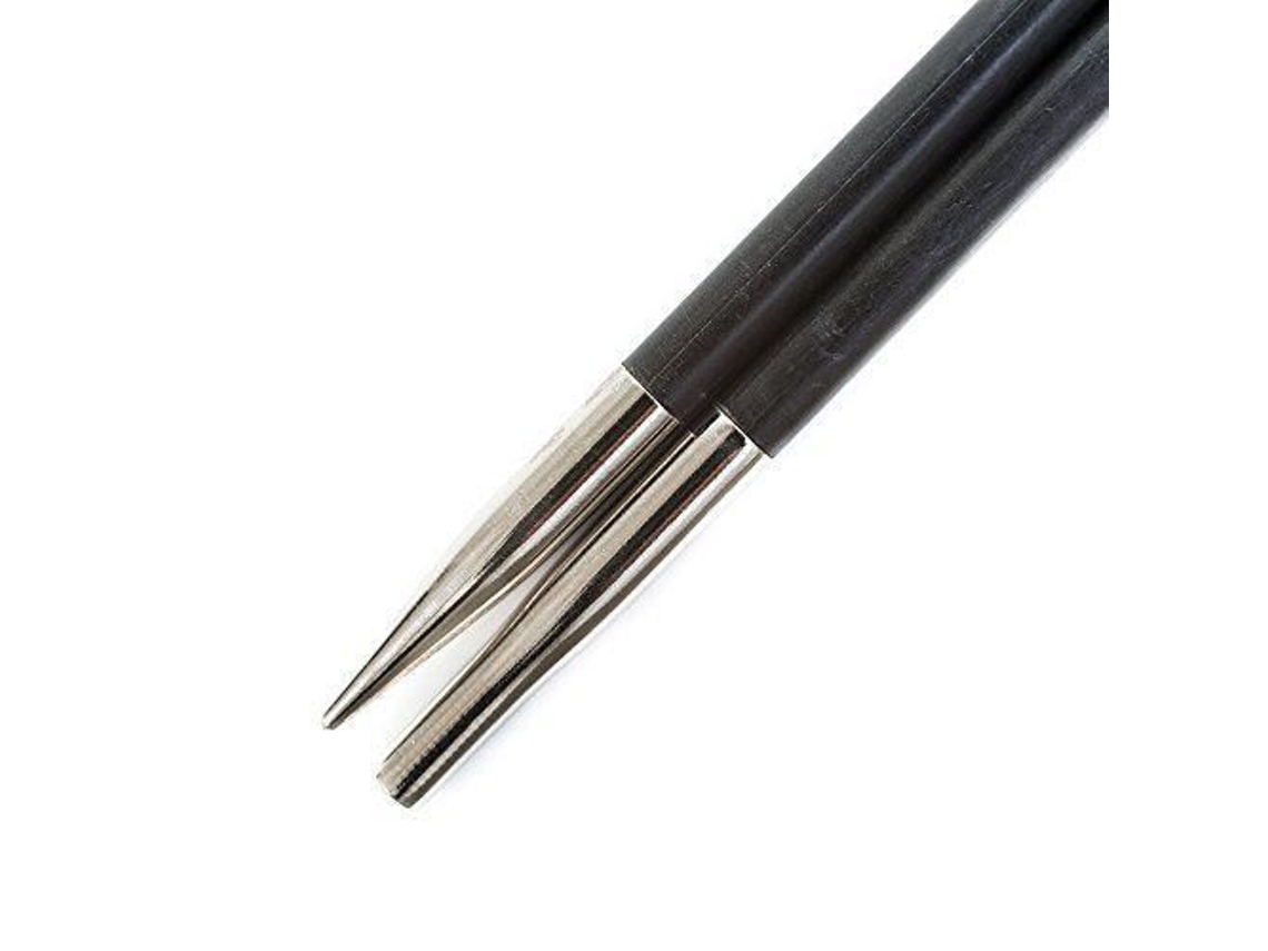 Iguilles Circulares Intercambiables Knitpro Karbonz 3,75 Mm Negro/Plata