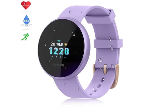 Smartwatch MDUG Monitor de Frequência Cardíaca Roxo