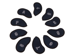 10 Cintas Para La Cabeza Impermeables Para Golf Con Números, Color Azul Oscuro, Protección Para La Cabeza Para Golf.