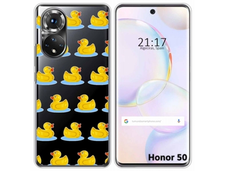 Carcasa Huawei Nova 9 / Honor 50 5G TUMUNDOSMARTPHONE Dibujos Transparente Multicolor