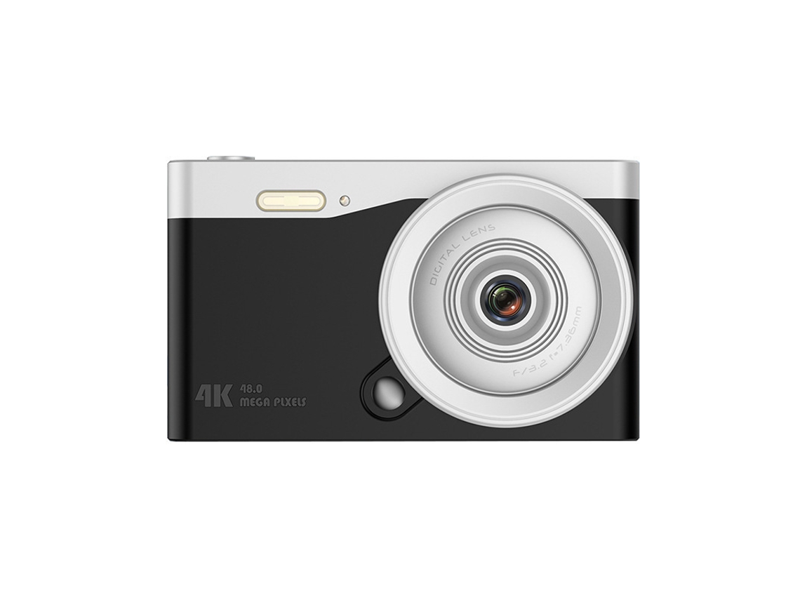 Cámara Digital 4k Hd Enfoque Automático Zoom 16x Pantalla Ips De 2.8 Pulgadas Cámara Ccd Negra Gertiz