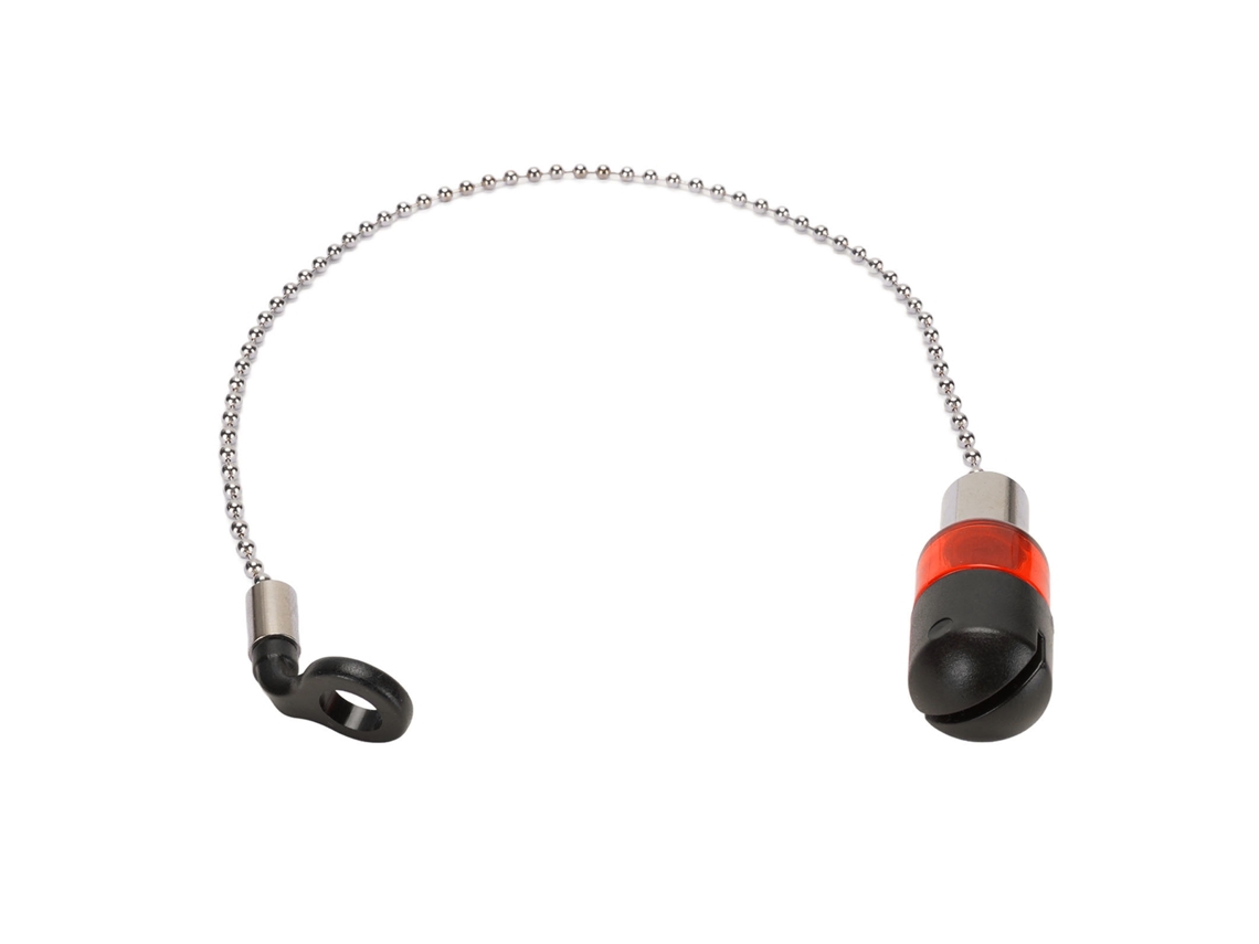 Indicador De Picada De Carpa Con Cadena Flexible Para Pesca Nocturna - Accesorio Rojo