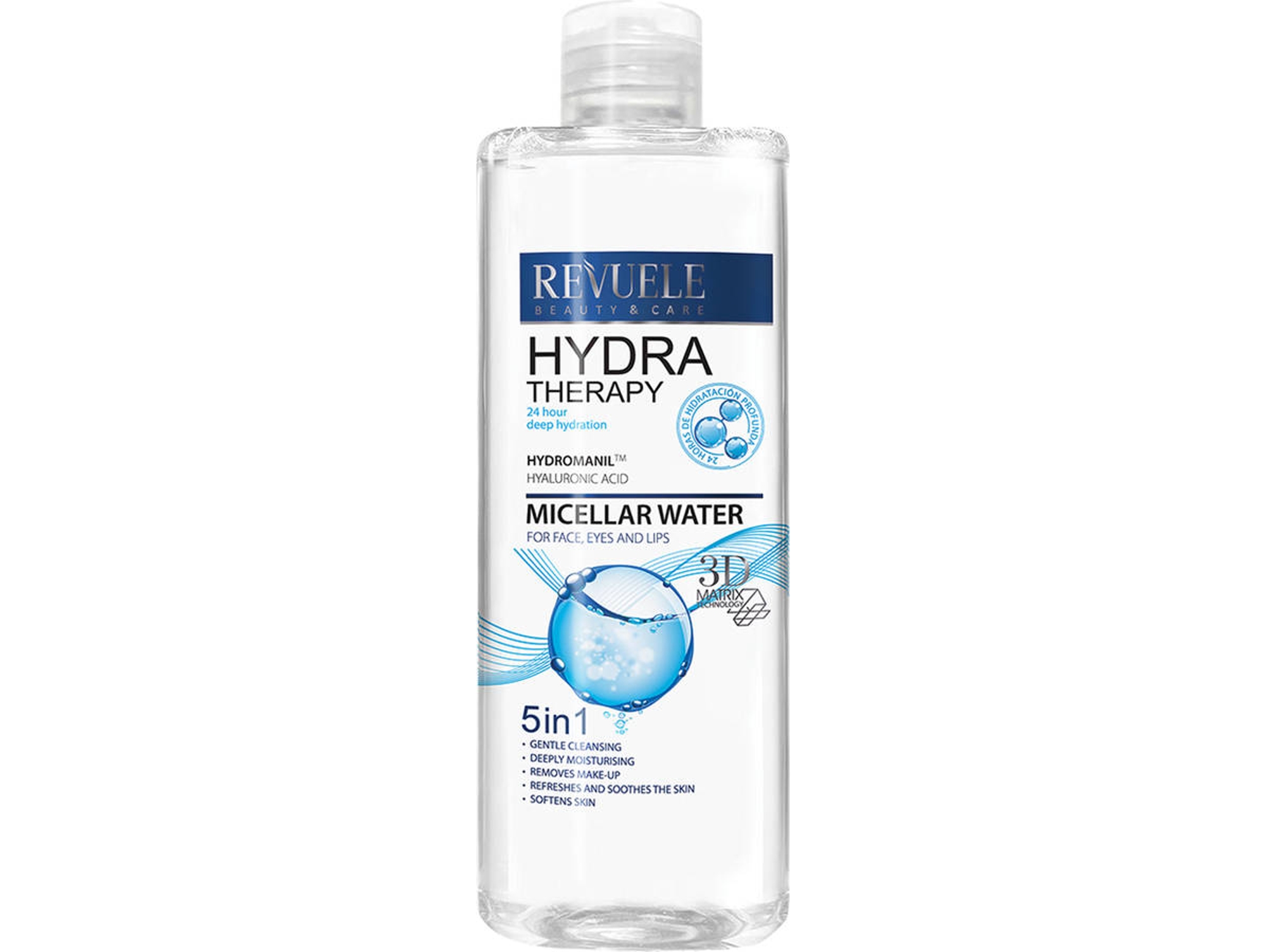 Agua Micelar REVUELE Hydra Therapy (400 ml)