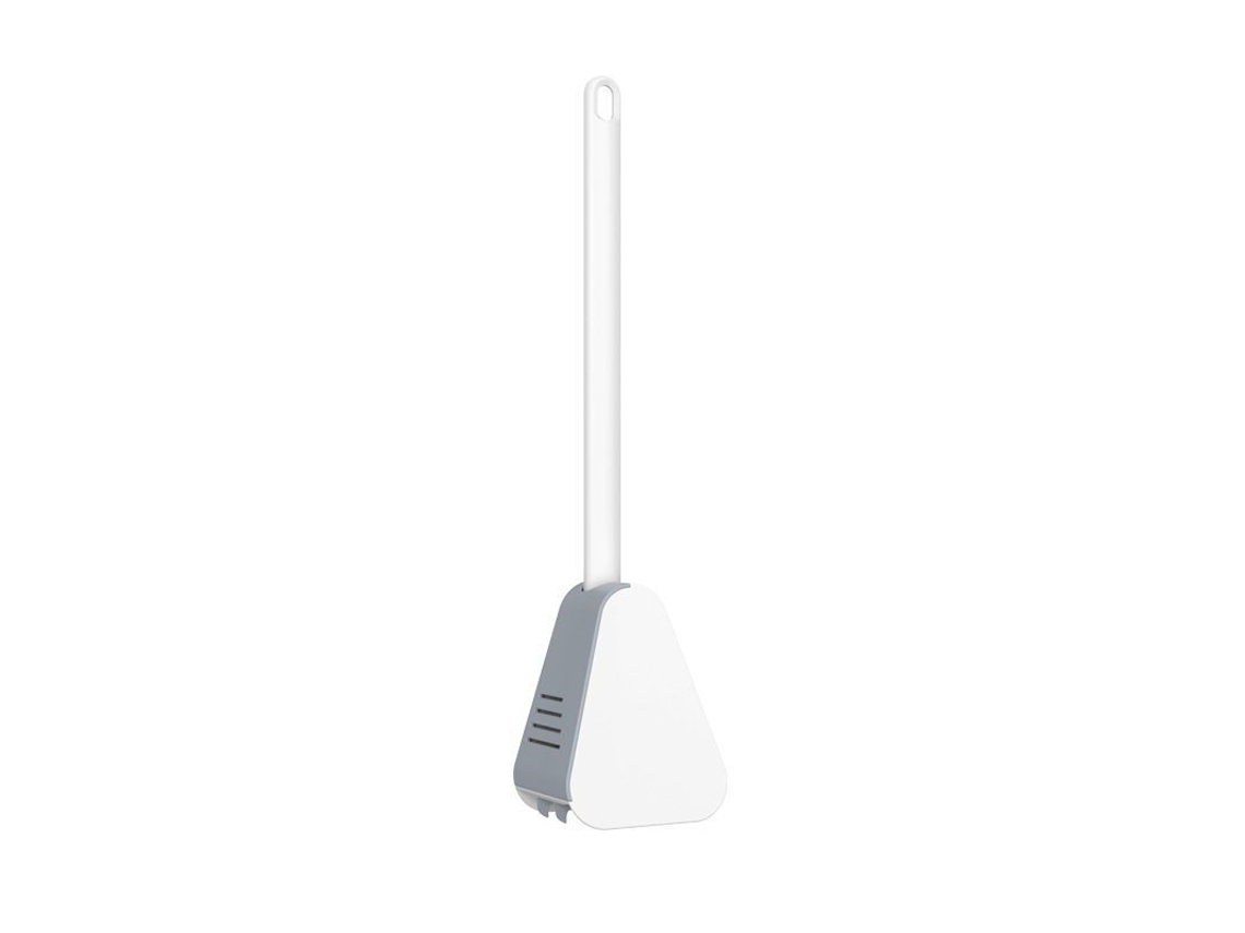 Cepillo De Wc De Golf Con Base Automática, Limpieza Profunda 360°, Sin Raspar, Instalación Sin Taladro, Blanco