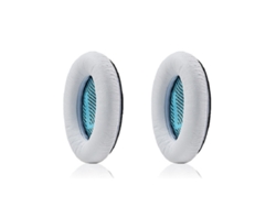 Almohadillas para auriculares Bose QC35, espuma suave, piel de oveja blanca.